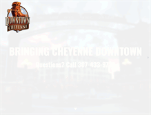 Tablet Screenshot of downtowncheyenne.com